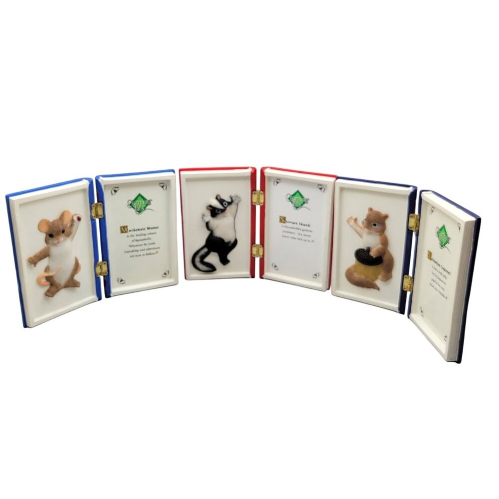 Charming Tails Library Character Figurines Collection Set Of 3 Books 98/547